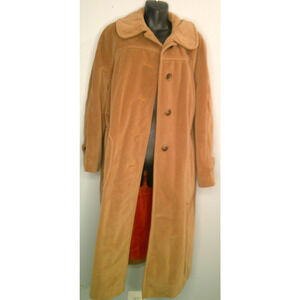 Lorendale by Bromleigh Camel Overcoat | Wool Blend | Size XL | Vintage Elegance